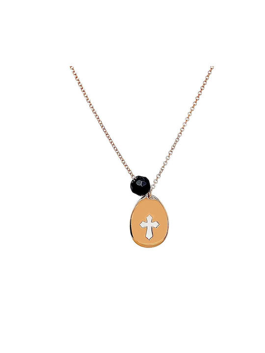 Xryseio Necklace with Pink Gold Plating