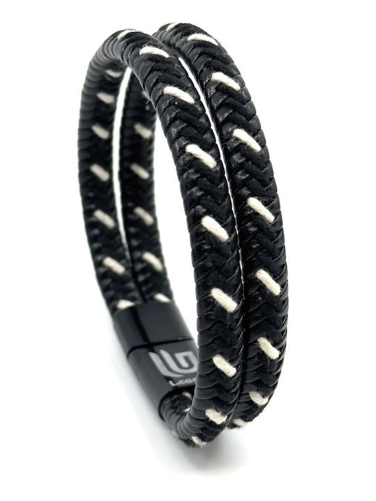 Legend Accessories Βραχιόλι από Δέρμα 21cm