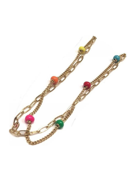 Karma Gifts Vergoldete Fußkette aus Edelstahl M...