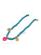 Karma Gifts Stainless Steel Anklet Turquoise