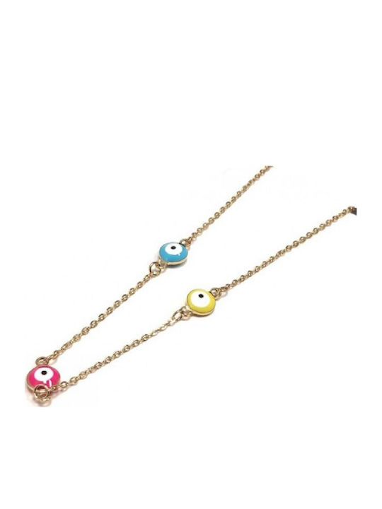 Karma Gifts Gold Plated Stainless Steel Anklet Chain