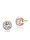 Bijou Box Earrings made of Silver Gold Plated with Stones