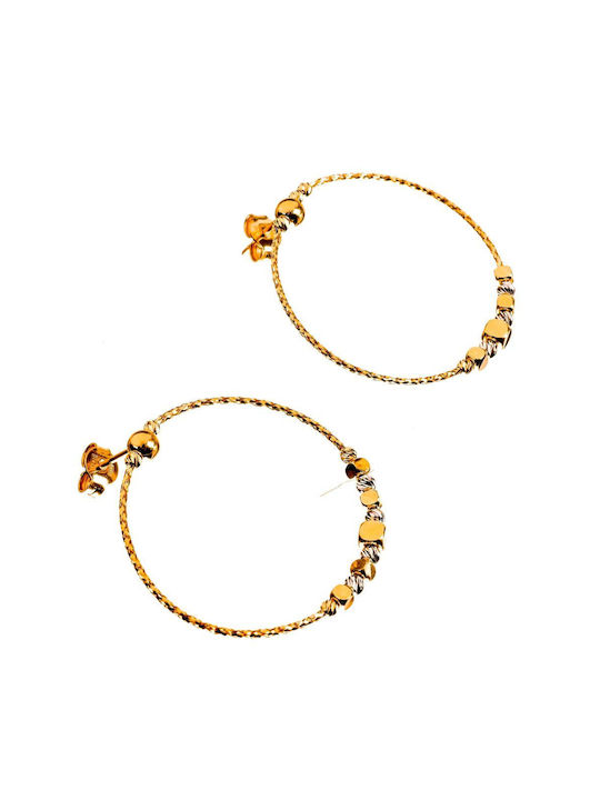 Gatsa Earrings Hoops made of Gold 14K