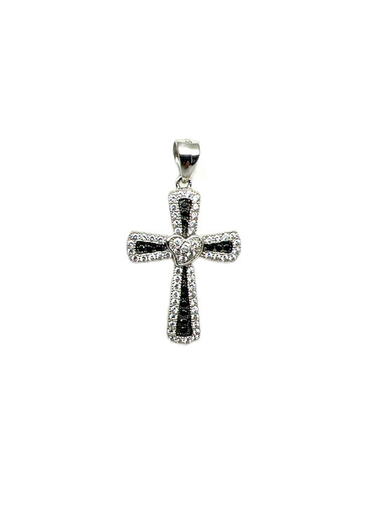 Xryseio Damen Kreuz aus Silber