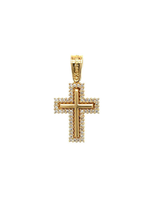 Xryseio Women's Gold Cross 14K