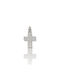 Mentzos White Gold Cross 14K