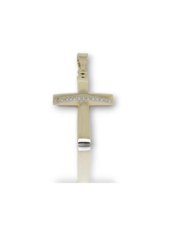 Mentzos Gold Kreuz 14K