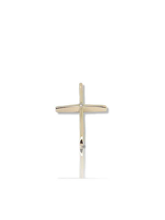 Mentzos Gold Kreuz 14K