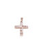 Mentzos Rose Gold Cross 14K