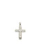 Mentzos White Gold Cross 14K