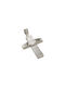 Dimiourgiko Vildiridis Men's White Gold Cross 14K