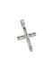 Dimiourgiko Vildiridis Women's White Gold Cross 14K