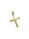 Dimiourgiko Vildiridis Men's Gold Cross 18K