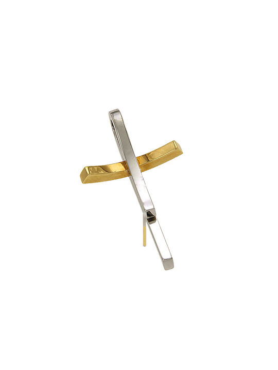 Dimiourgiko Vildiridis Herren Gold Kreuz 18K