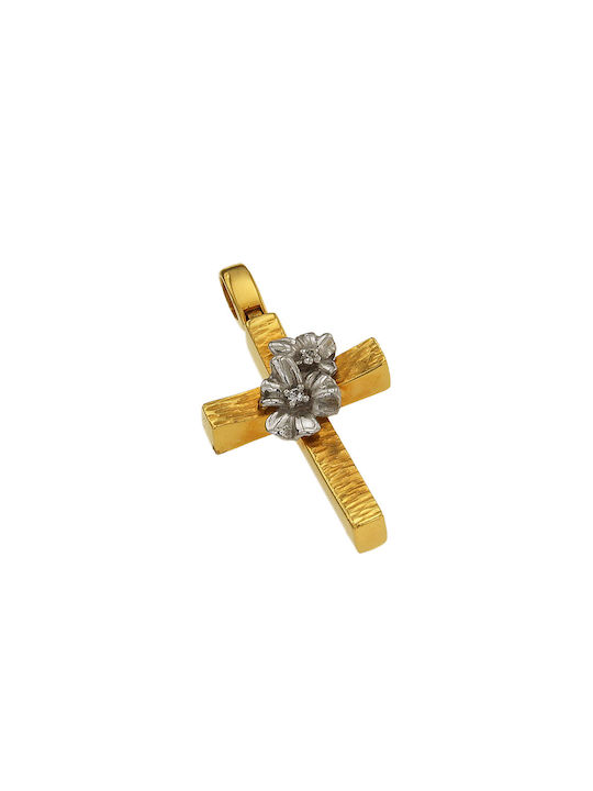 Dimiourgiko Vildiridis Women's Gold Cross 14K