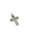 Dimiourgiko Vildiridis Men's White Gold Cross 14K