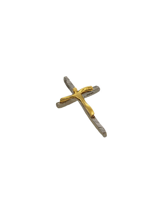 Dimiourgiko Vildiridis Men's Gold Cross 14K with the Crucified