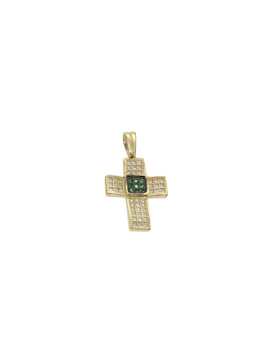 Dimiourgiko Vildiridis Damen Gold Kreuz 14K