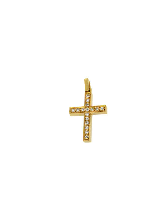 Dimiourgiko Vildiridis Damen Gold Kreuz 18K