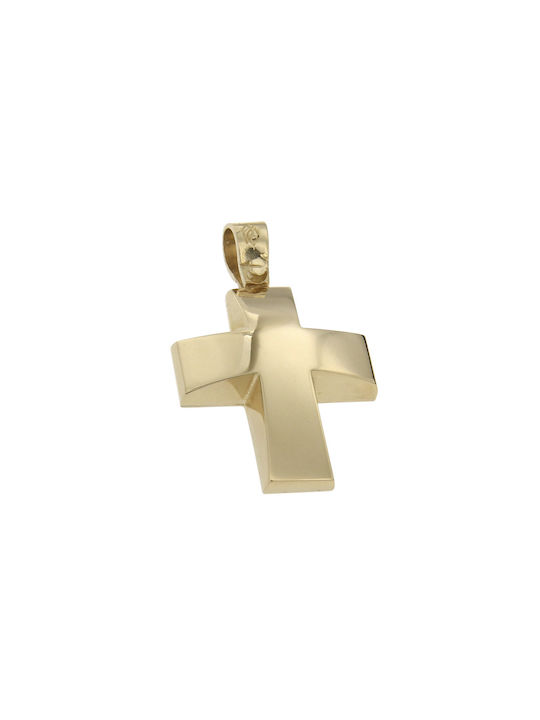 Dimiourgiko Vildiridis Men's Gold Cross 14K