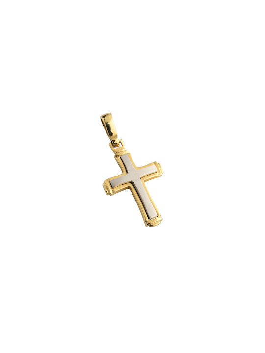 Dimiourgiko Vildiridis Herren Gold Kreuz 14K