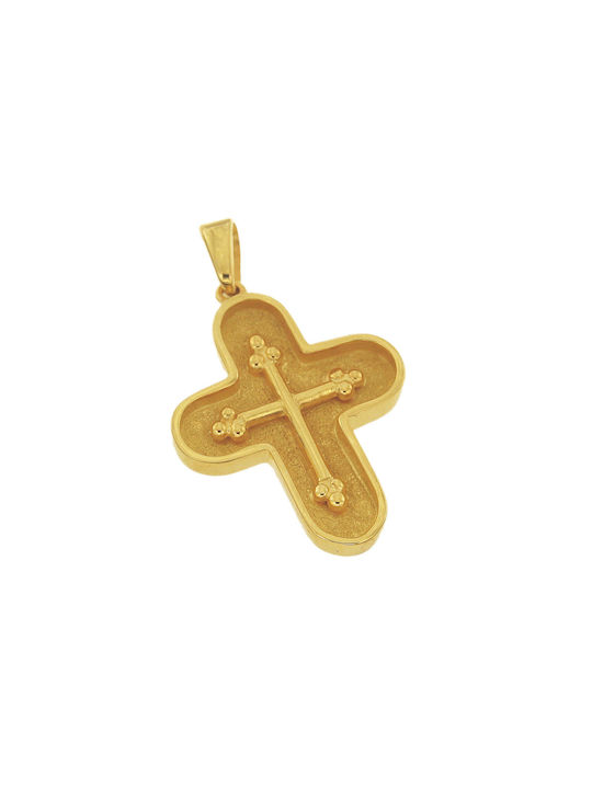 Dimiourgiko Vildiridis Damen Gold Kreuz 18K