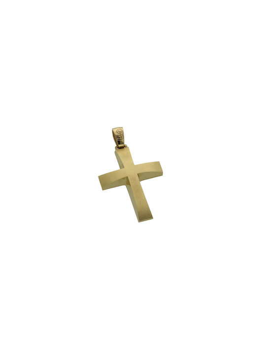 Dimiourgiko Vildiridis Men's Gold Cross 14K