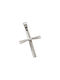 Dimiourgiko Vildiridis Men's White Gold Cross 18K