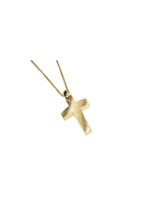 Dimiourgiko Vildiridis Herren Gold Kreuz 18K