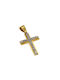 Dimiourgiko Vildiridis Damen Gold Kreuz 14K