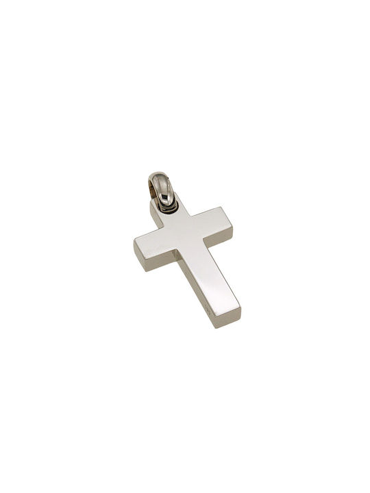 Dimiourgiko Vildiridis Herren Weißgold Kreuz 14K