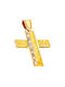 Gatsa Women's Gold Cross 14K