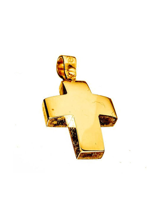 Gatsa Men's Gold Cross 14K