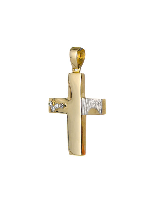 Gatsa Women's Gold Cross 14K