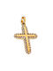 Gatsa Women's Gold Cross 14K