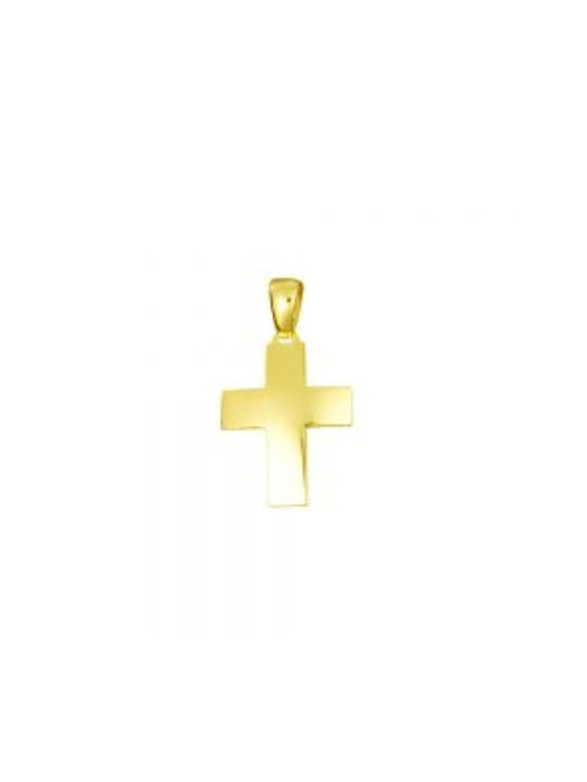 Gatsa Herren Gold Kreuz 14K