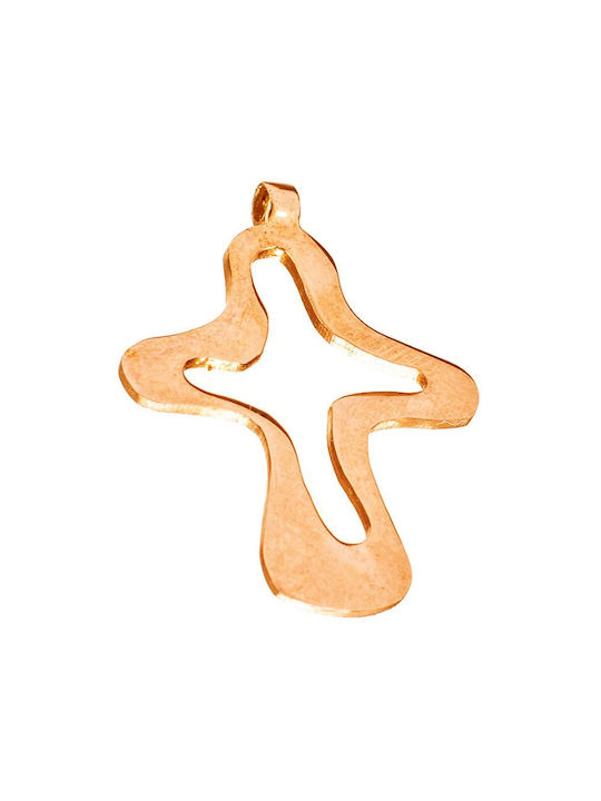 Gatsa Cross from Rose Gold Plated Silver