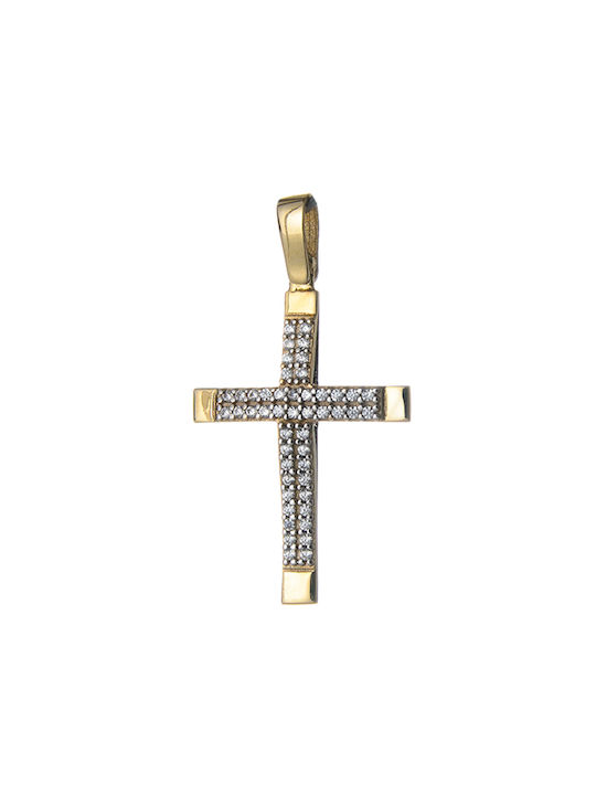 Gatsa Women's Gold Cross 14K