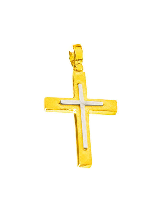 Gatsa Men's Gold Cross 14K