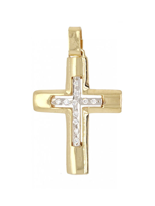 Mertzios.gr Gold Cross 14K