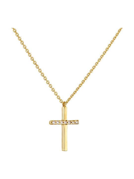 Papoulidis Jewellery Χρυσός Σταυρός 14Κ Papoulidis Jewellery Χρυσός Σταυρός 14Κ