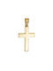 Papoulidis Jewellery Men's Gold Cross 14K with Chain