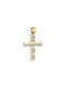 Papoulidis Jewellery Women's Gold Cross 14K with Chain