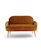 Doppelsitzer Sofa Orange 127x86x81cm