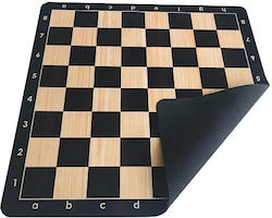 Kaissa Chess Μαγνητική Σκακιέρα Ξύλινη Αναδιπλούμενο Ρολό 50x50cm