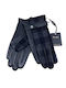 Legend Accessories Men's Leather Touch Gloves Black