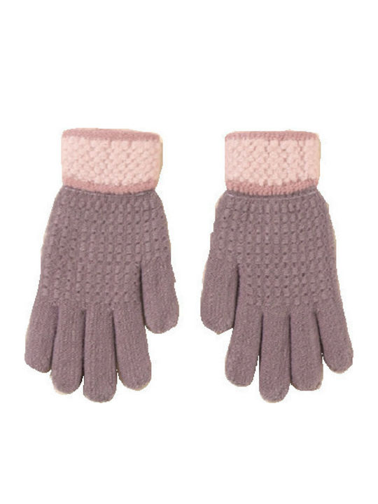 Women's Knitted Gloves Purple