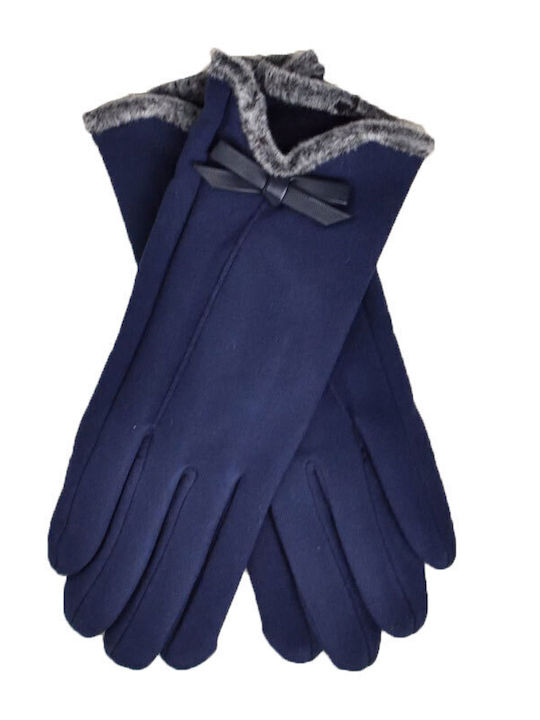 Potre Women's Fleece Gloves Navy Blue