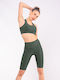 The Lady Women's Bike Training Legging High Waisted & Push Up Khaki