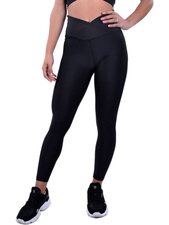 Axidwear Ausbildung Frauen Lang Leggings Hochgeschnitten Schwarz